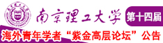 黑屌干美女南京理工大学第十四届海外青年学者紫金论坛诚邀海内外英才！